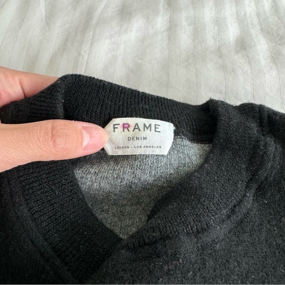 Frame Black Sweater, no size tag but fits like Small - Picture 7 of 7